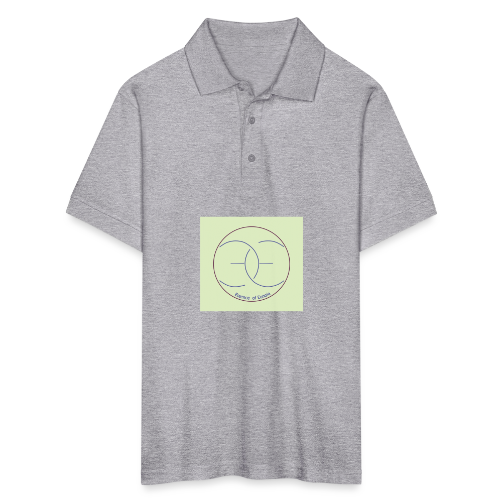Gildan Unisex 50/50 Jersey Polo - heather gray