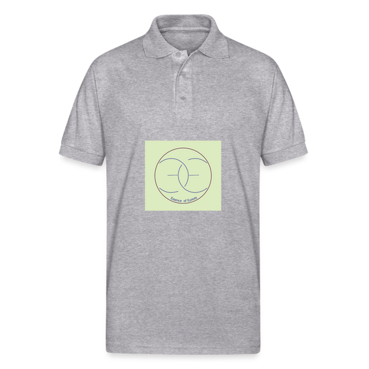 Gildan Unisex 50/50 Jersey Polo - heather gray