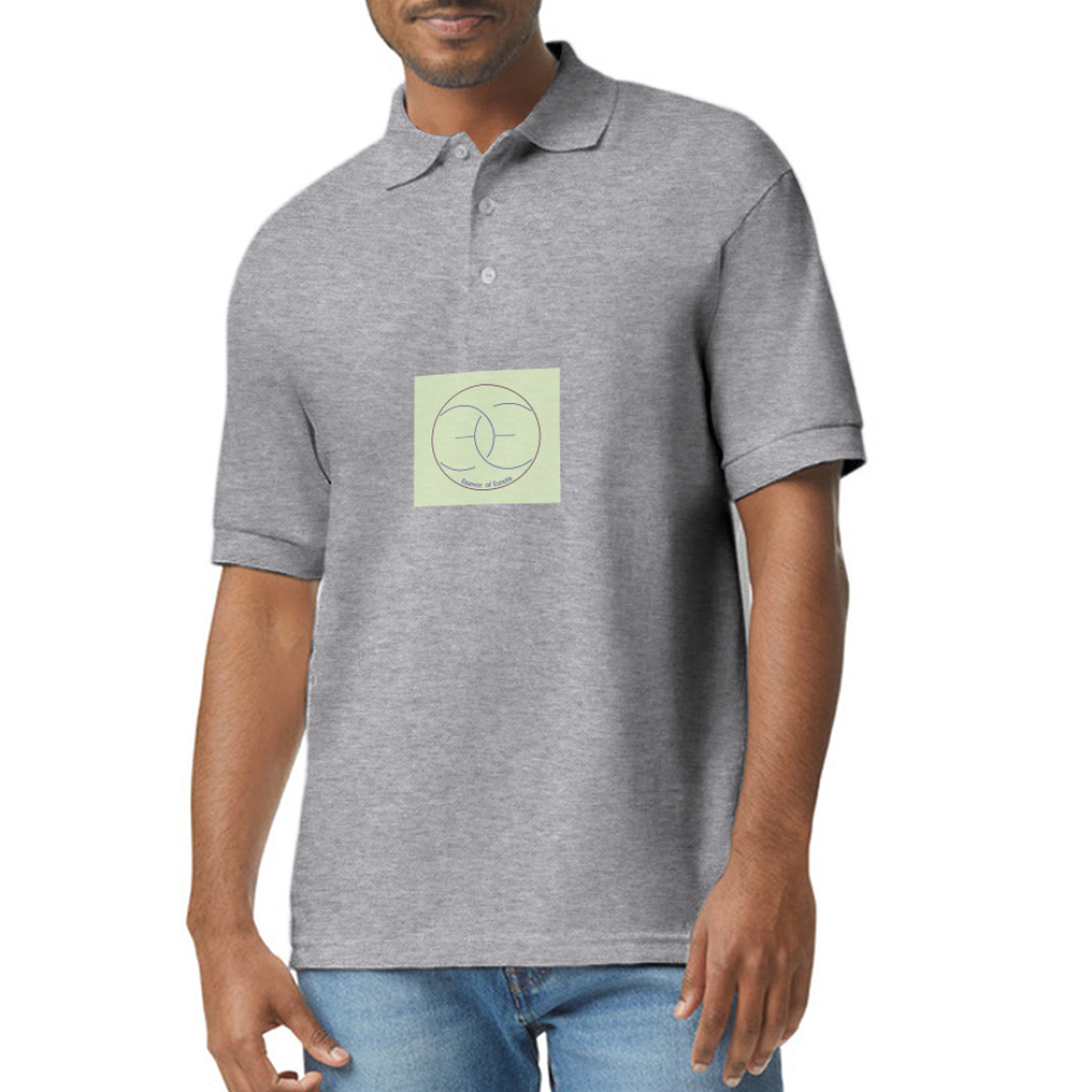 Gildan Unisex 50/50 Jersey Polo - heather gray
