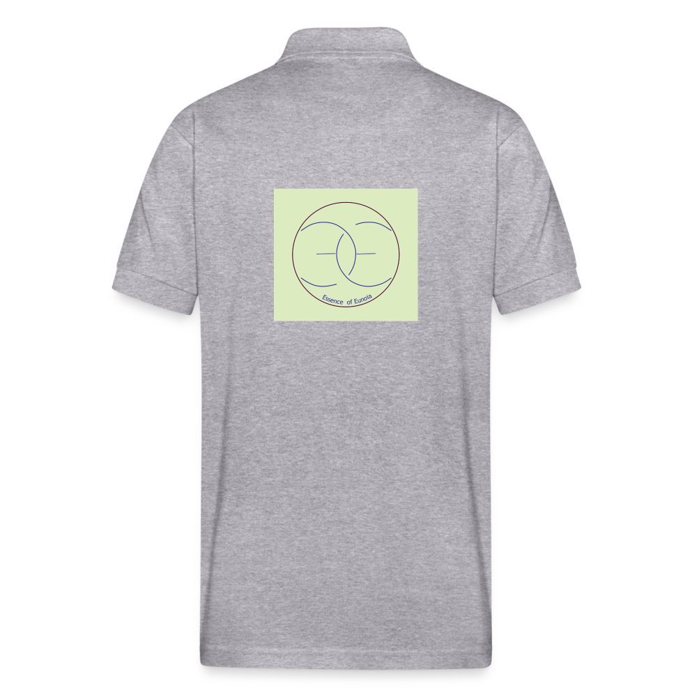 Gildan Unisex 50/50 Jersey Polo - heather gray