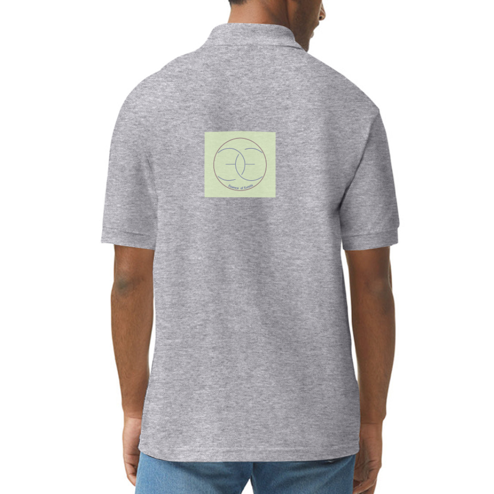 Gildan Unisex 50/50 Jersey Polo - heather gray