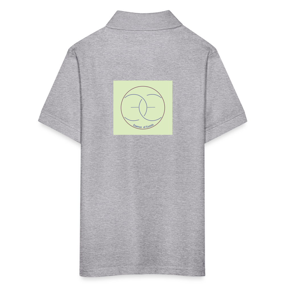 Gildan Unisex 50/50 Jersey Polo - heather gray